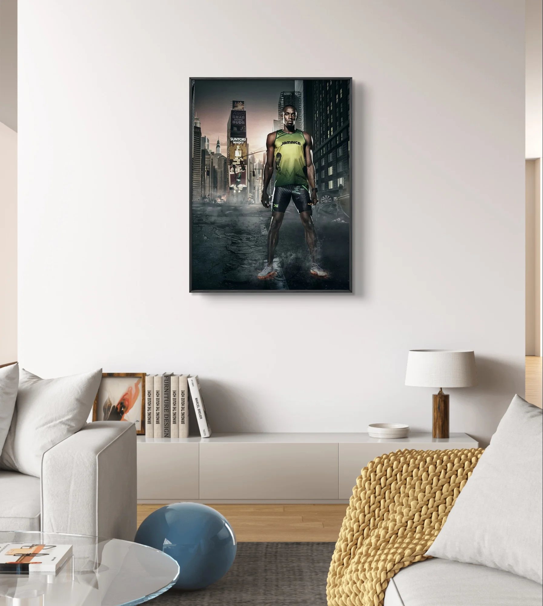 Sprint Diamond Painting Kit Usain B-Bolt Poster Diy Diamond Embroidery Cross Stitch Sports Poster Home Wall Decor Hand Gifts