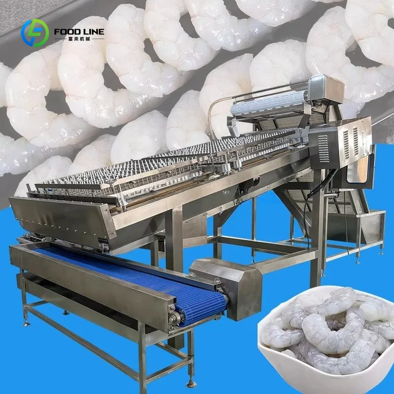 Frozen Shrimp Shelling Meat Extractor Automatic Peeling Machine for Seafood Plant Commercial Custom