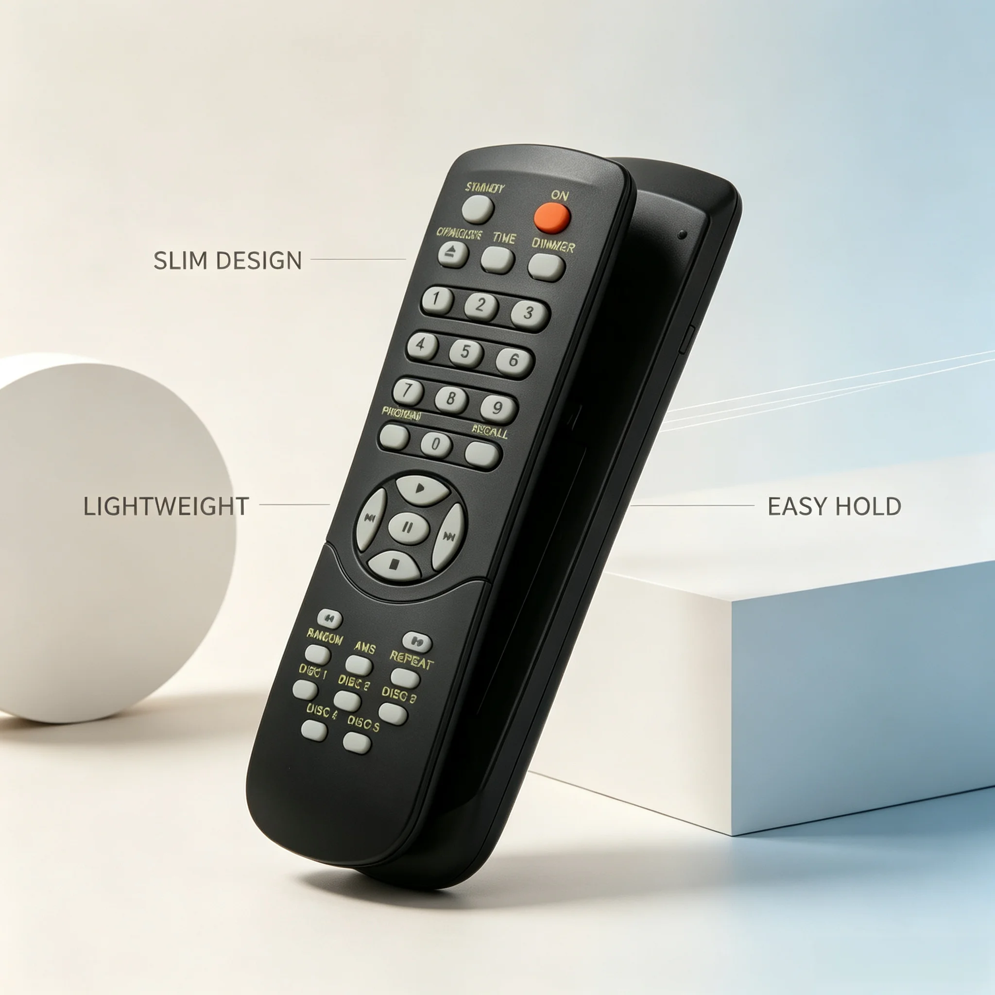 Replacement Remote Control RC4001CC for MB1397 Player Home Entertainment System, Ergonomic Design, Fast Response & Low Power Con
