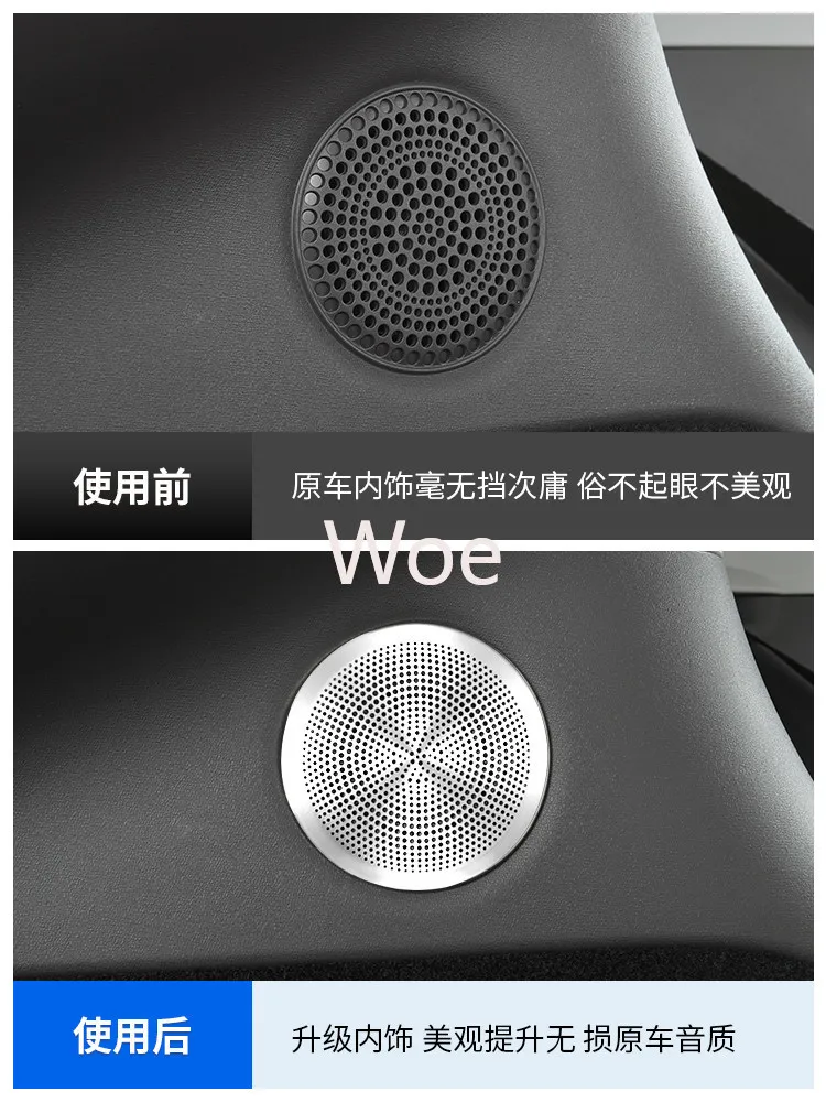 For IM L6 Trunk Speaker Cover Tailgate Audio Grille Door Trim Car Interior Accessories Custom Fit Replacement