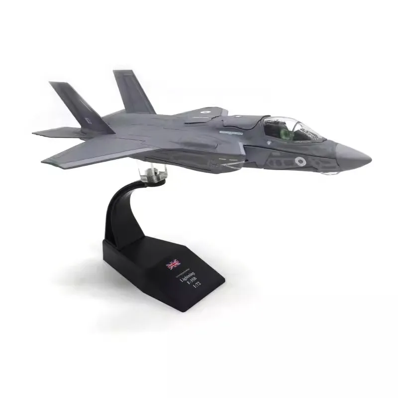 1/72 British Air Force F35 B Fighter Flight Mode Simulation Alloy Aircraft Model Finished Collectible Decorative Objects