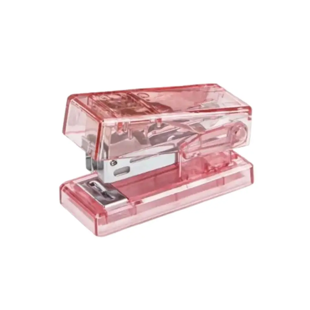 Mini Mini Stapler Transparent Multifunction Office Binding Tools Easy-Use with 1000 Staples Paper Binder Set Stationery