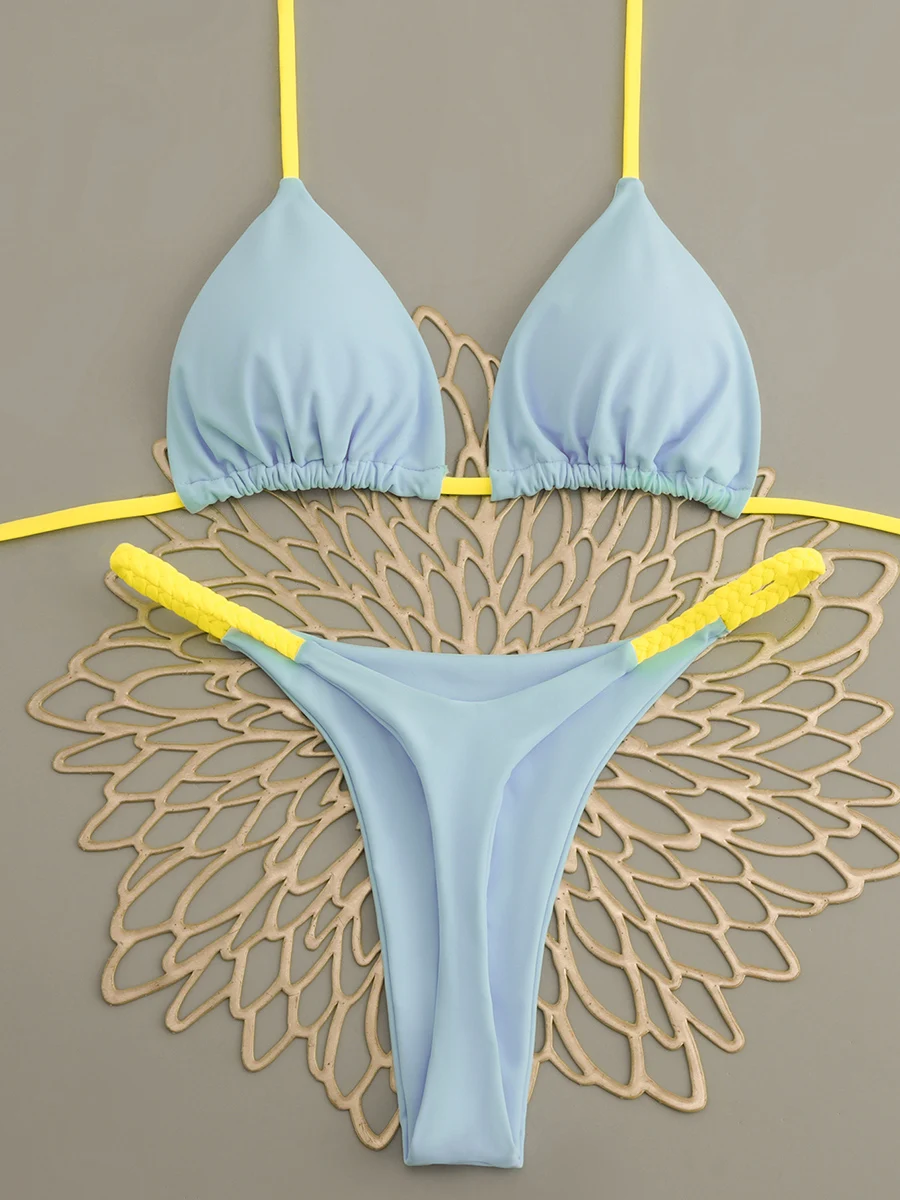 

Micro Bikinis 2026 Push Up Women Swimsuits Sexy Swimwear Mini Bikini Set Thong Biquini Swimsuit Halter Summer Beachwear