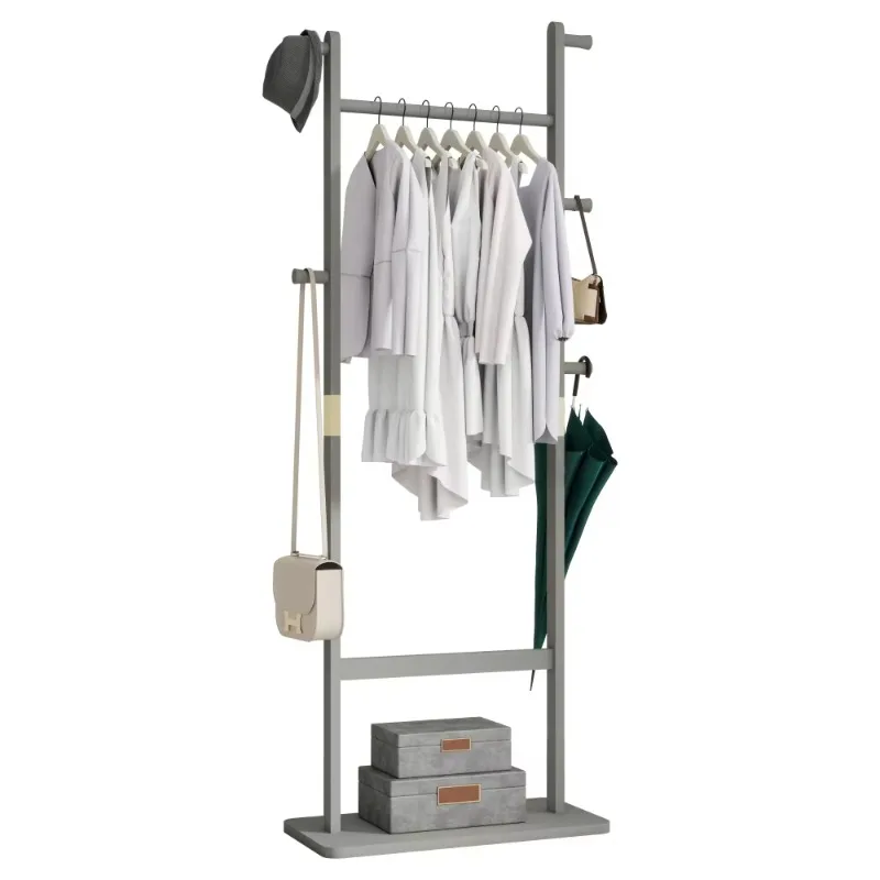 Environmentally friendly solid wood hanger 23.6 * 11 * 61.1 inches solid