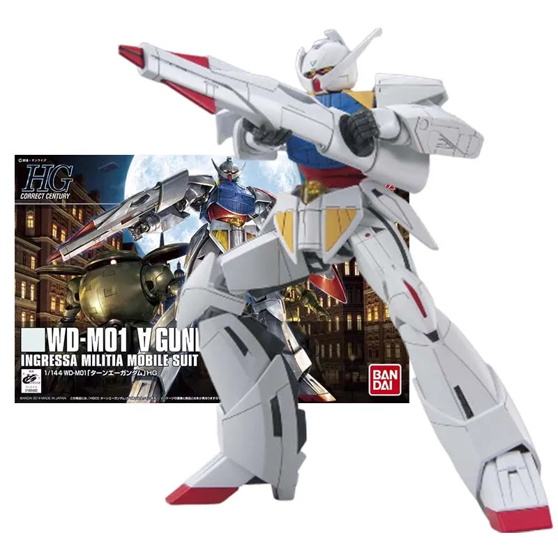 

Фигурка Bandai, набор моделей Gundam, Аниме фигурки HGUC 1/144, поверните мобильный костюм, Gunpla, экшн-фигурки, игрушки для мальчиков, детские подарки