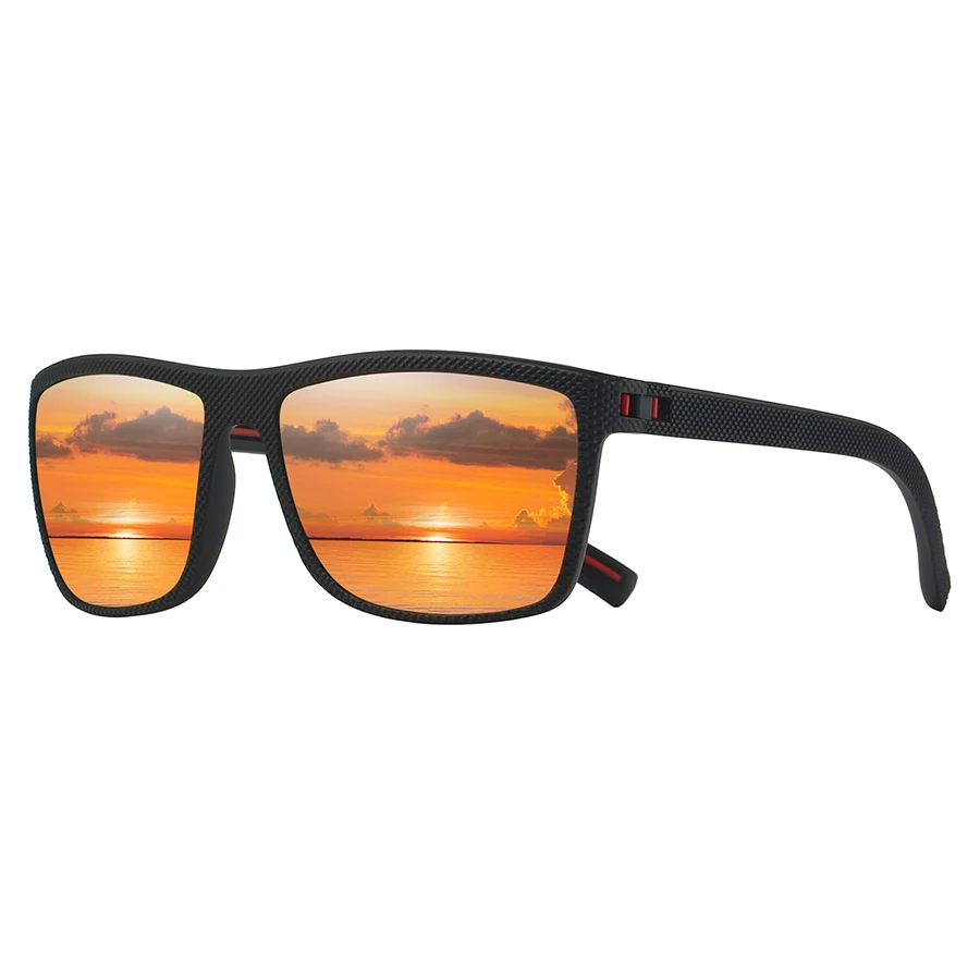 Mode Vintage motif de contrôle carré lunettes de soleil hommes femmes pêche conduite homme marque de luxe concepteur lunettes de soleil UV400 lunettes
