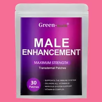 Male Enhancement Transdermal Patches,enlarger, Bigger,longer,growth,thicker,30 Patches One Month Supply