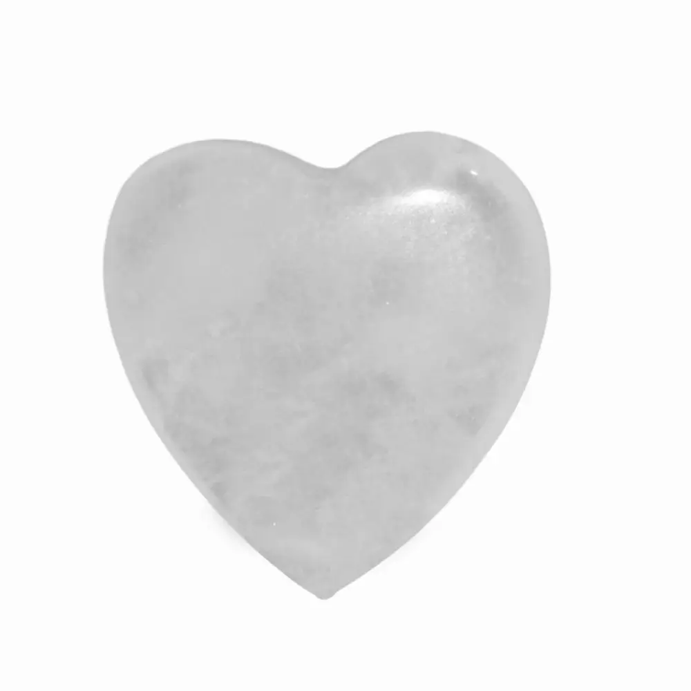 

Easy Use Gemstone Natural Crystal Stones Natural Crystal Heart-shaped Stone Non-porous 20mm Quartz Crystal Ornaments Home Decor
