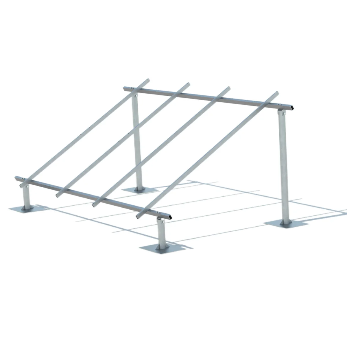 CE and ISO9001 Certified Aluminum PV Ground Mounting Brackets for Solar Power Plant and Agricultural Use - Detail 1