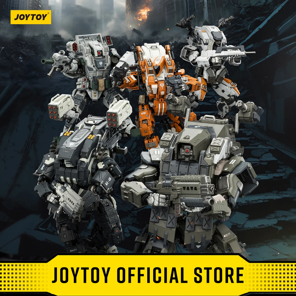 

Фигурки JOYTOY Dark Source 1/25: Серия APOC Mech — Тор, Рейзор, Мистик Армор, Хаммер, ДрагонФанг Мех