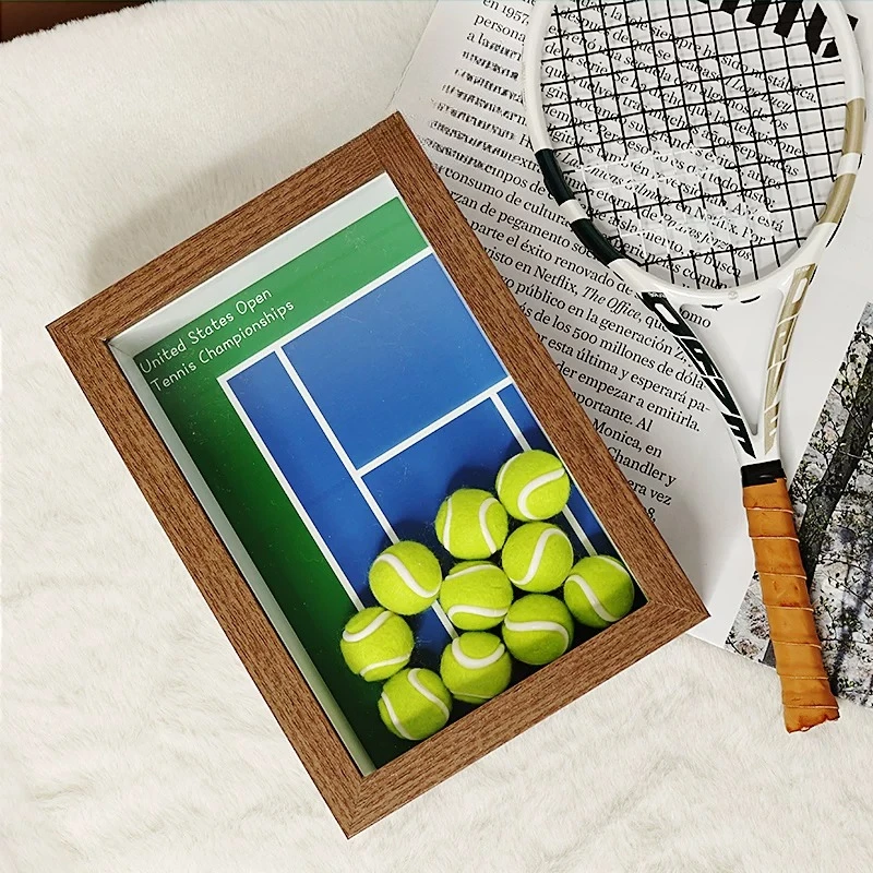 

Tennis craft picture frame ornaments,Grand Slam commemorative DIY picture frame gifts, Tennis hall decoration Wimbledon