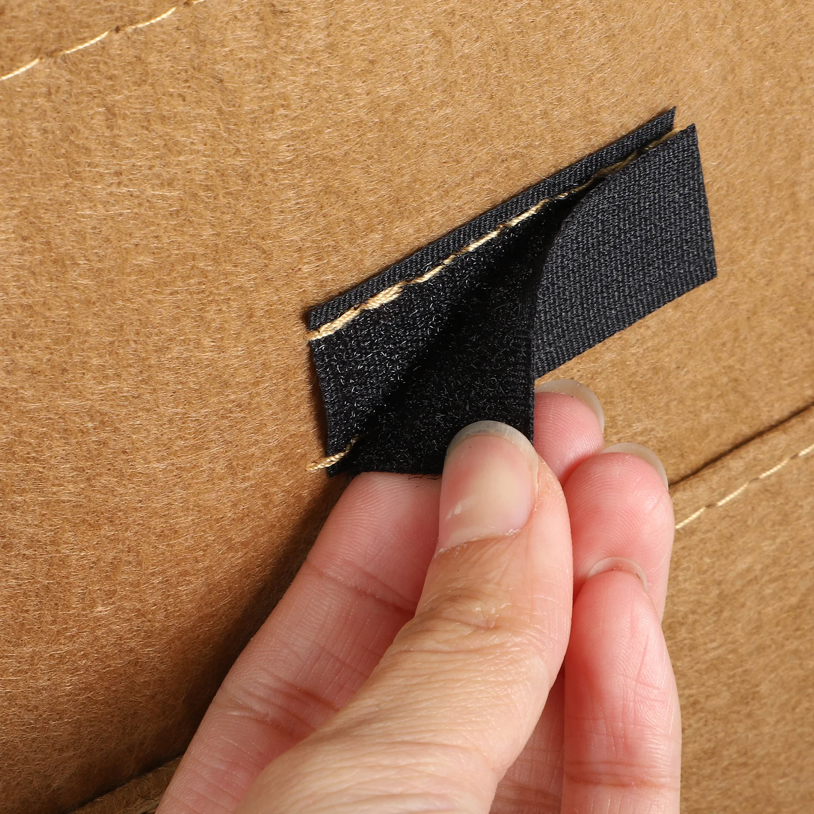 

Sweet Potato Planting Pouch Khaki Durable Non Woven Fabric Breathable Rainproof Plant Growing Bag Size S 4 Gallon