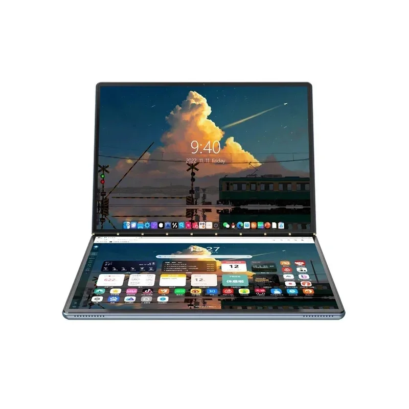 

DS135D Touch Screen Notebook CPU N100 Dual Monitor New Home Office Business Portable Computer
