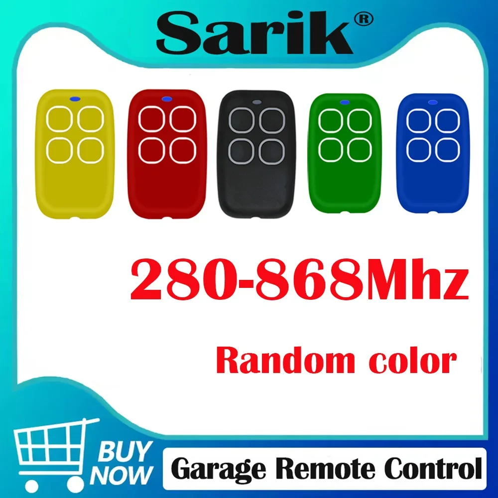 Garage Door Remote Control Duplicator Multi-frequency 280-868MHz Gate Key Fob Command Hand Transmitter