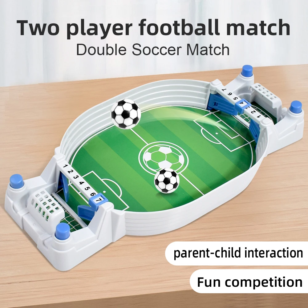 Table Football Board Game For Family Party Tabletop Soccer Play Ball Toys Sport Intdoor Portable Interactive Toys for Kids Gift