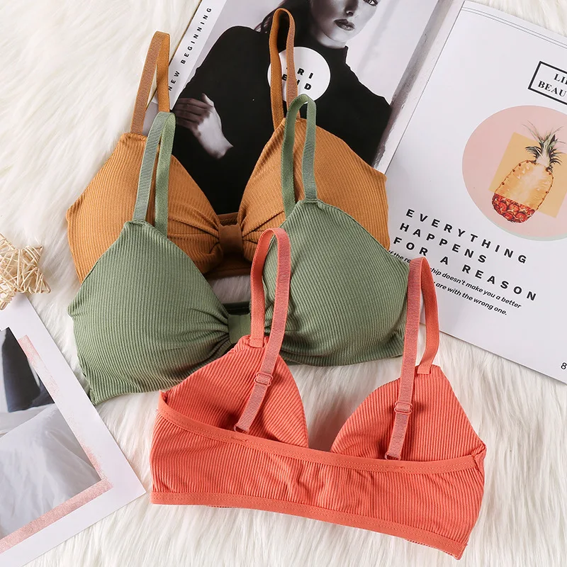 Sexy Active Bra Women Seamless Bralette Fitness Sports Shockproof Tank Tops Mujer Solid Wire Free Bra Underwear
