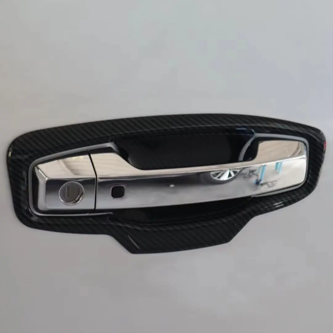For Mitsubishi Triton L200 Double Club Single Cab 2024-2027 Car Door Handle Bowl Tirm Self-adhesive Exterior Auto Part Accessory