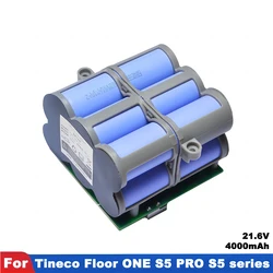 Batteria di ricambio 21.6V 4000mAh per Tineco FLOOR ONE 2.0 S5 PRO 2 S5 Smart S5 Steam Floor Scrubber accessori parti