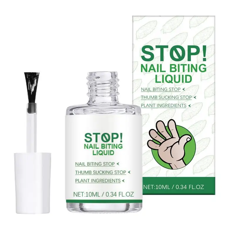 

Stop Nail Biting Liquid Nail Bite Stopper Nail Strengthener Thumb Sucking Solution Safe Long-lasting Nail Biting Polish Finger