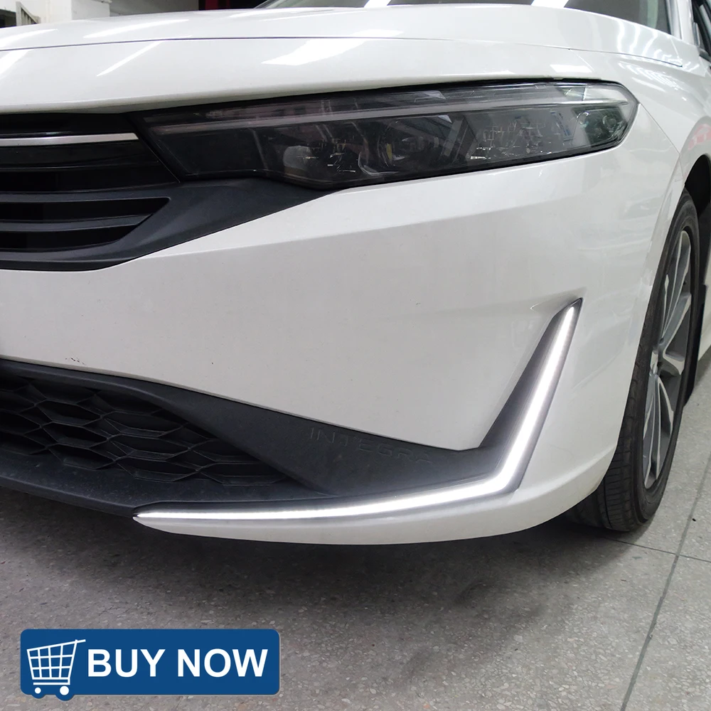 For Honda Integra 2025-Now Front Bumper Car Lights Upgrade LED Fog Lamp Daytime Running Light Assembly Tools Car Accessories