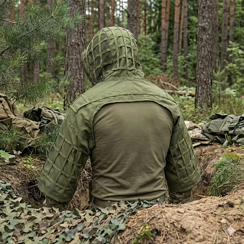Tactical Sniper Camouflage Suit Lightweight Hunting Camouflage Gear  Hunting Outfit Camouflage Hunting Ghillie Base