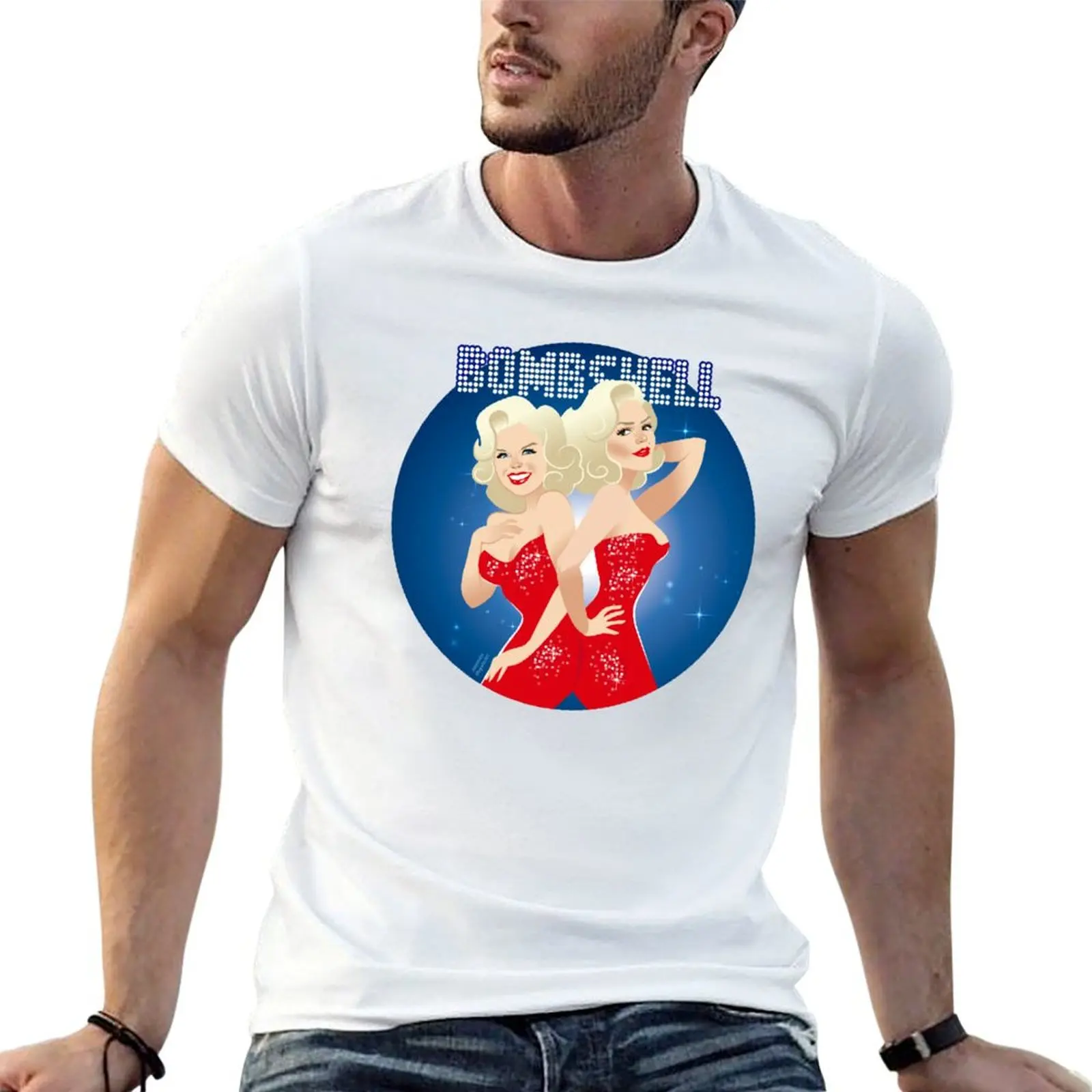 

cotton t T-Shirt shirts graphic man tshirt Bombshell 100%