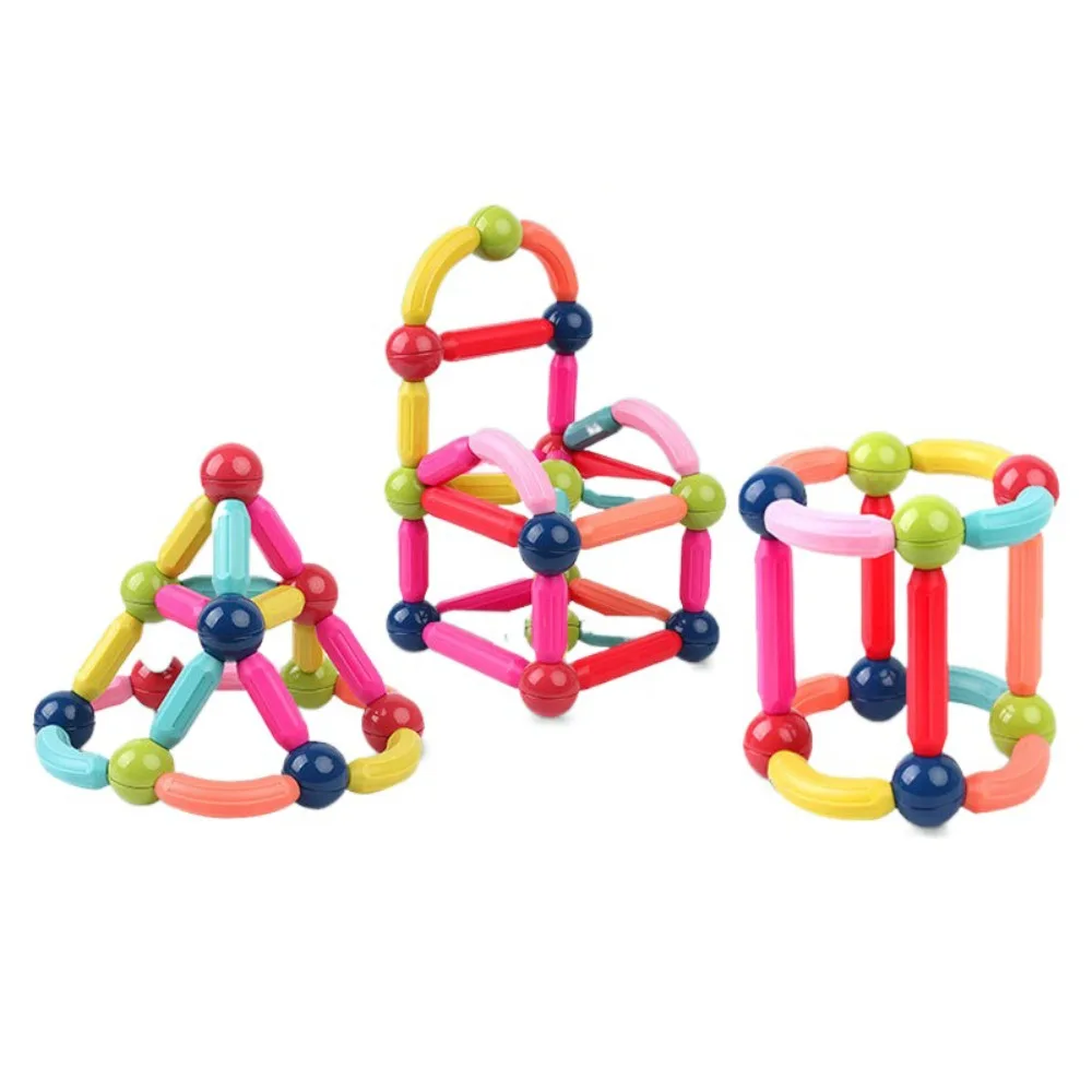 

Bricks Magnetic Building Blocks Toy Articulated Ornament Magnetic Construction Puzzle Toy Collection Cartoon