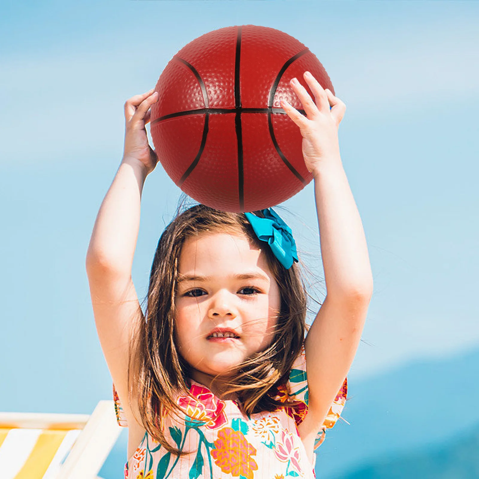 

1 set Mini Rubber Kids Student Outdoor Pool Game Accessories Beach Swimming Toy Swimming Pool Basketball Party Supplies