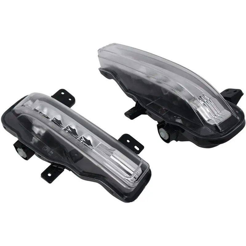 Front Bumper LED Fog Light Daytime Running Light For US-Spec Ford Explorer 2020-2023 Part Numbers LB5Z15201A LB5Z15200A