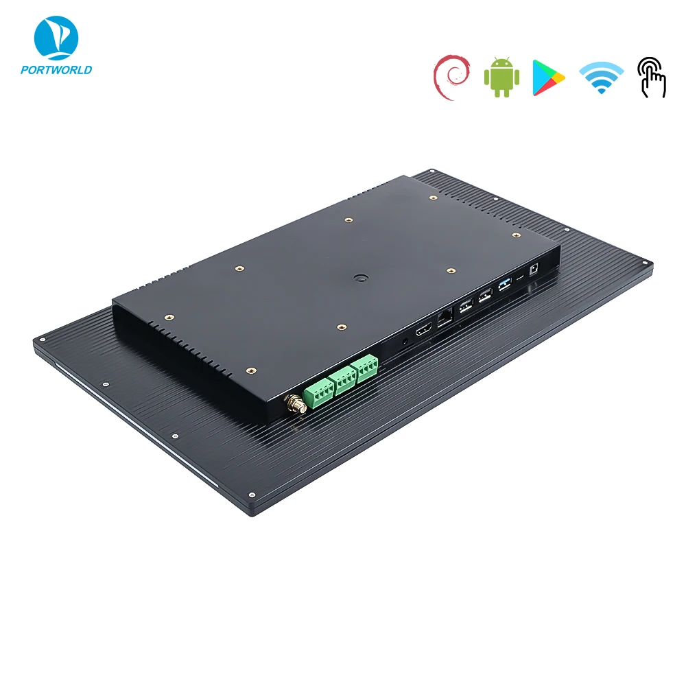 Sunworld 15.6 Inch Narrow Bezel LED Lighting Digital Signage Display CE RoHS Certified for Queue Calling System Commercial