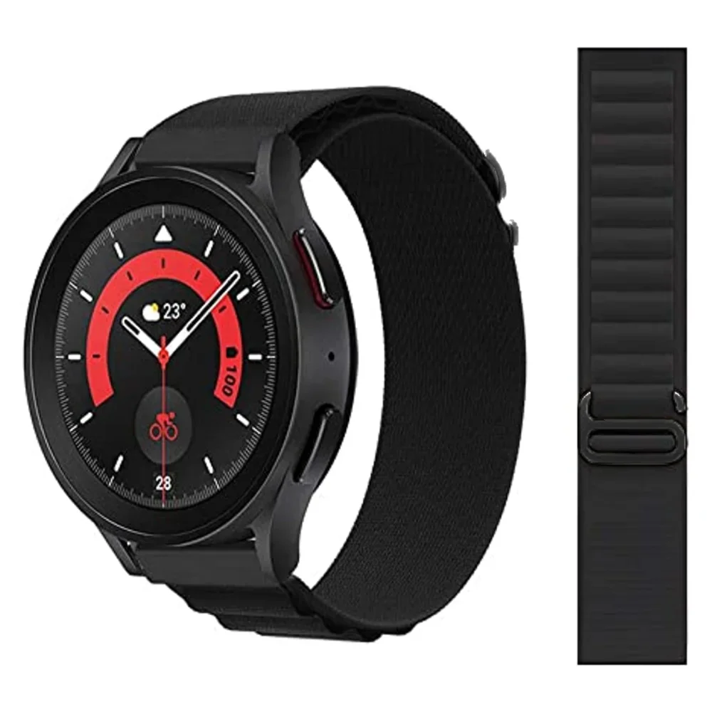 Strap for Samsung Galaxy Watch 4 5 Pro 6 Classic Gear S3 Active 2 Nylon loop correa Bracelet Amazfit GTS 2 4 mini 20mm 22mm Band