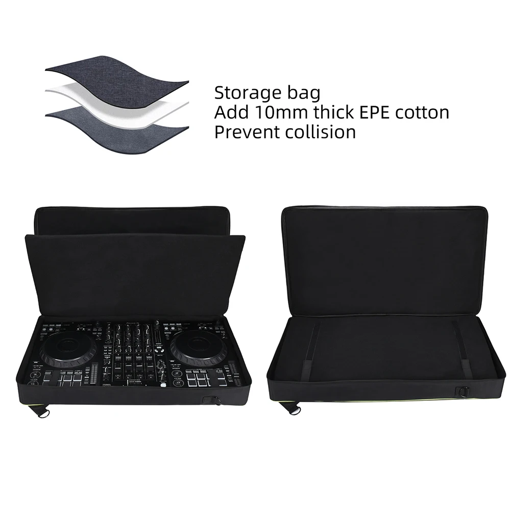 Carrying Case Thickened Inner Liner DJ Controller Case with Adjustable Shoulder Strap for Pioneer DDJ-FLX10 DDJ-1000SRT DDJ-1000 - view 6