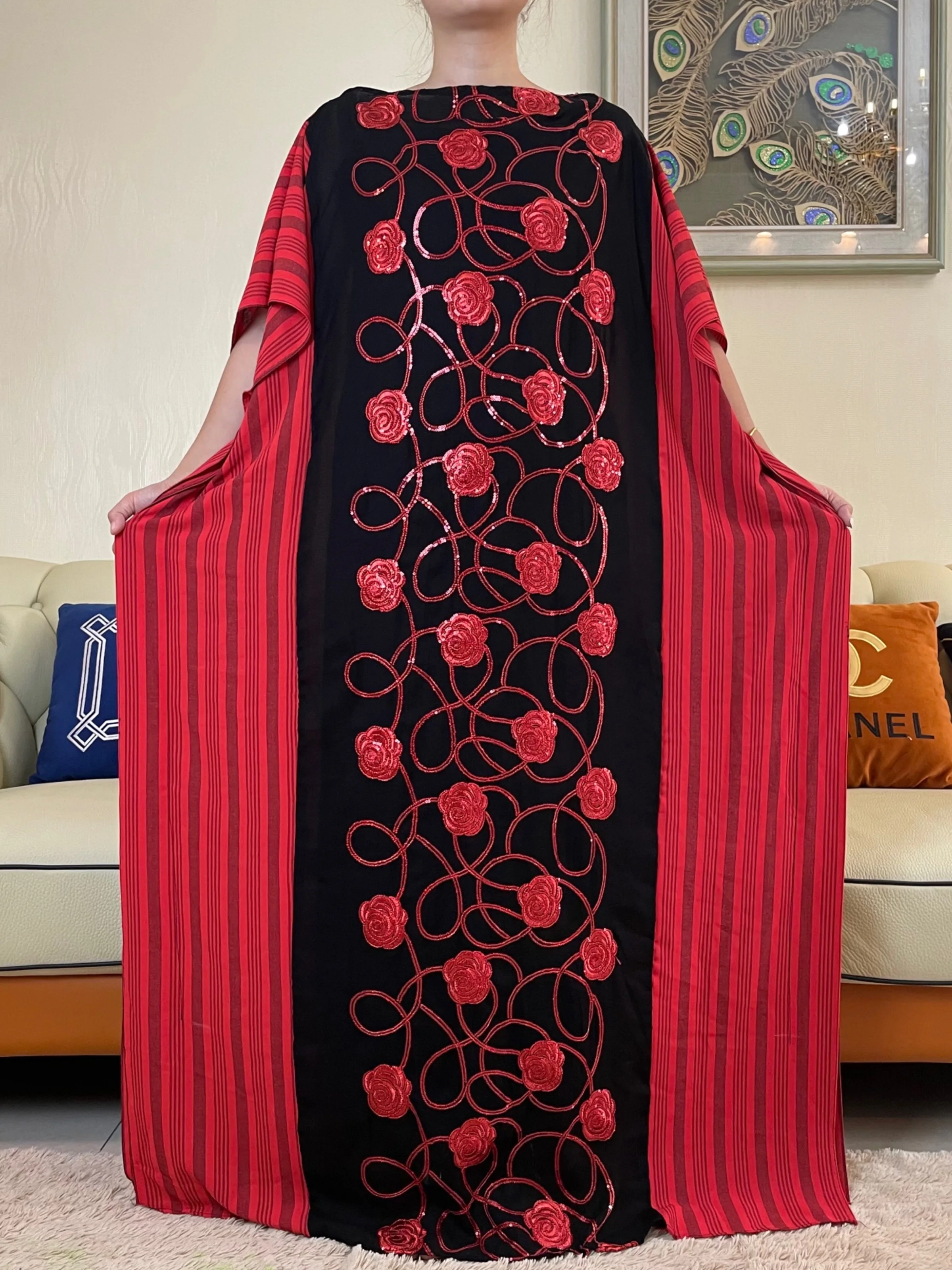 New Style Muslim Abaya Islamic Embroidery Long Dress Arab High Grade Comfortable Fabric Eid Mubarak Dubai Ramadan Kaftan Robe