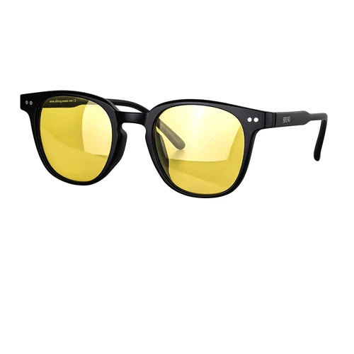 Imagen 1 del producto SHINU, gafas de visión nocturna para miopía, gafas de conducción nocturna para hombre y mujer, lentes de luz azul con bloqueo 80%, gafas TR90 para trabajo de oficina