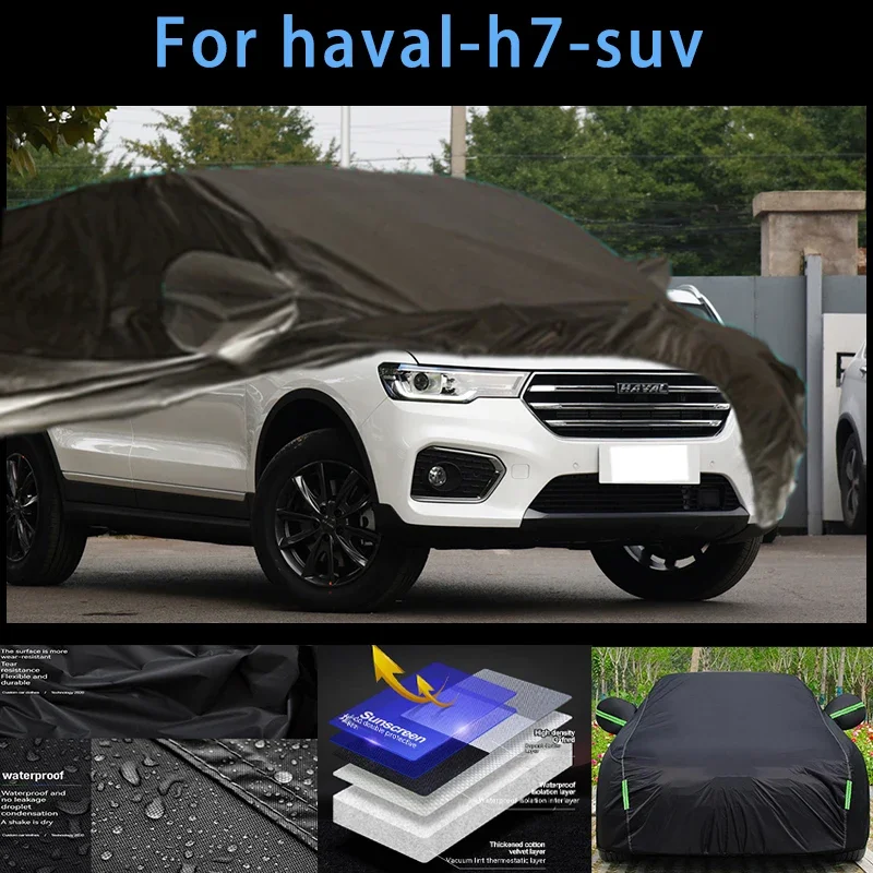 

For haval-h7-suv Outdoor Protection Full Car Covers Snow Cover Sunshade Waterproof Dustproof Exterior Car accessories