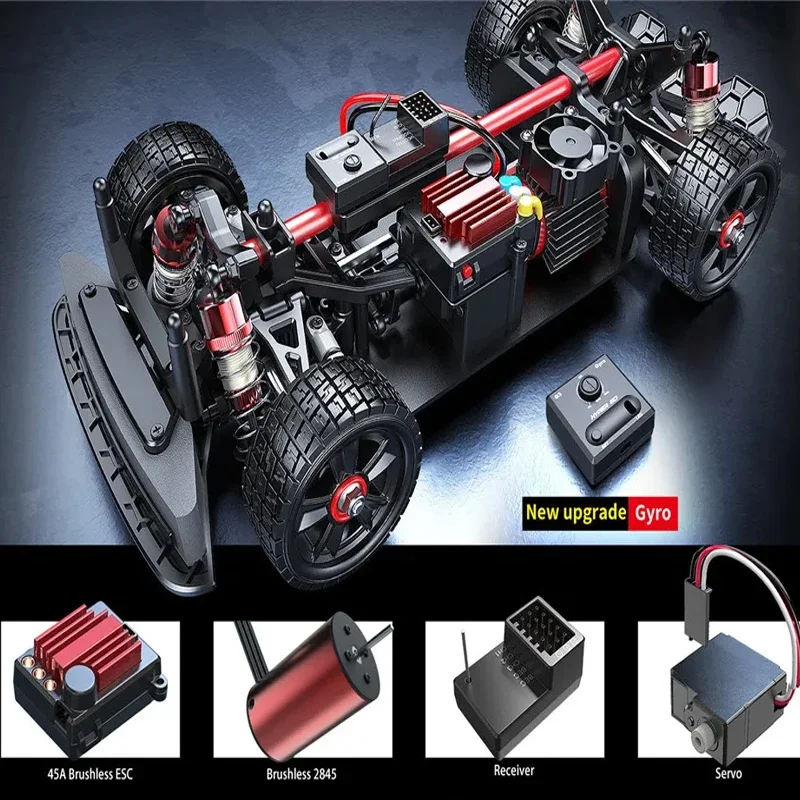 Hyper Go 14301 14302 1/14 Drift Rc Car Racing 2.4G Brushless 4WD Off-road 45km/h High Speed Remote Control Vehicle Toys for Boys