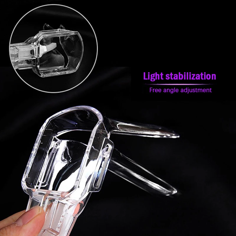 LED Adult Clear Plastic Vagina Expansion Device Genitals Anal Vaginal Dilator Colposcopy Speculum Medical Feminine Hygiene