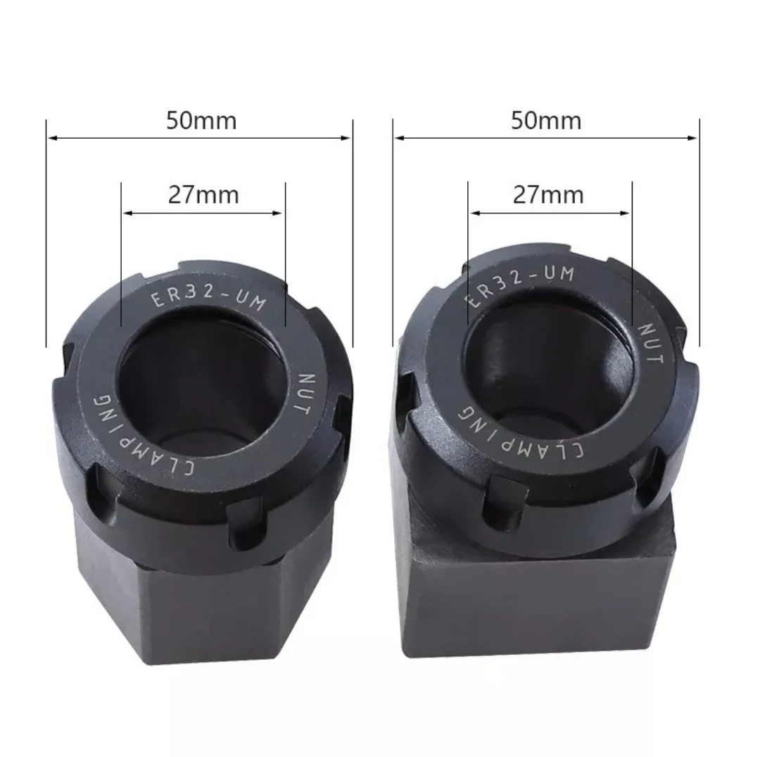 Imagem -04 - Aço Duro Hex Primavera Chuck Assento para Torno Cnc Gravura de Corte Porta-ferramenta Quadrado Hexágono Er25 Er32 Er40