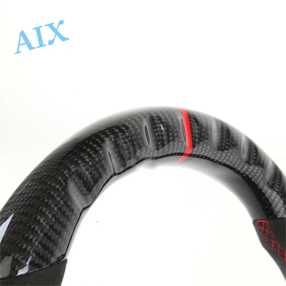 Picture 5: LED Carbon Fiber Alcantara Steering Wheel for BMW E90 E92 M3 E82 E90 E87 M3 M2