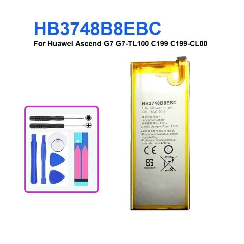 

Аккумулятор для Huawei Ascend G7 Plus G8 Maimang 4 Honor 5A 5X/G7-TL100/E5372T 4G LTE WIFI маршрутизатор/G510/G Play Mini 4C C8818