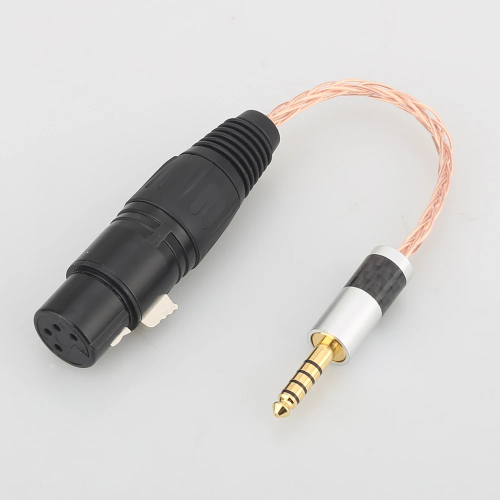 Wysokiej jakości 4.4mm zrównoważony męski do 4-pinowego XLR żeński zbalansowany kabel Adapter Audio TRS