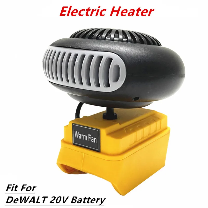 

Fit For DeWALT 20V Battery Warmer Machine Lithium Electric Heater Portable Demister Car Mounted Outdoor Heater