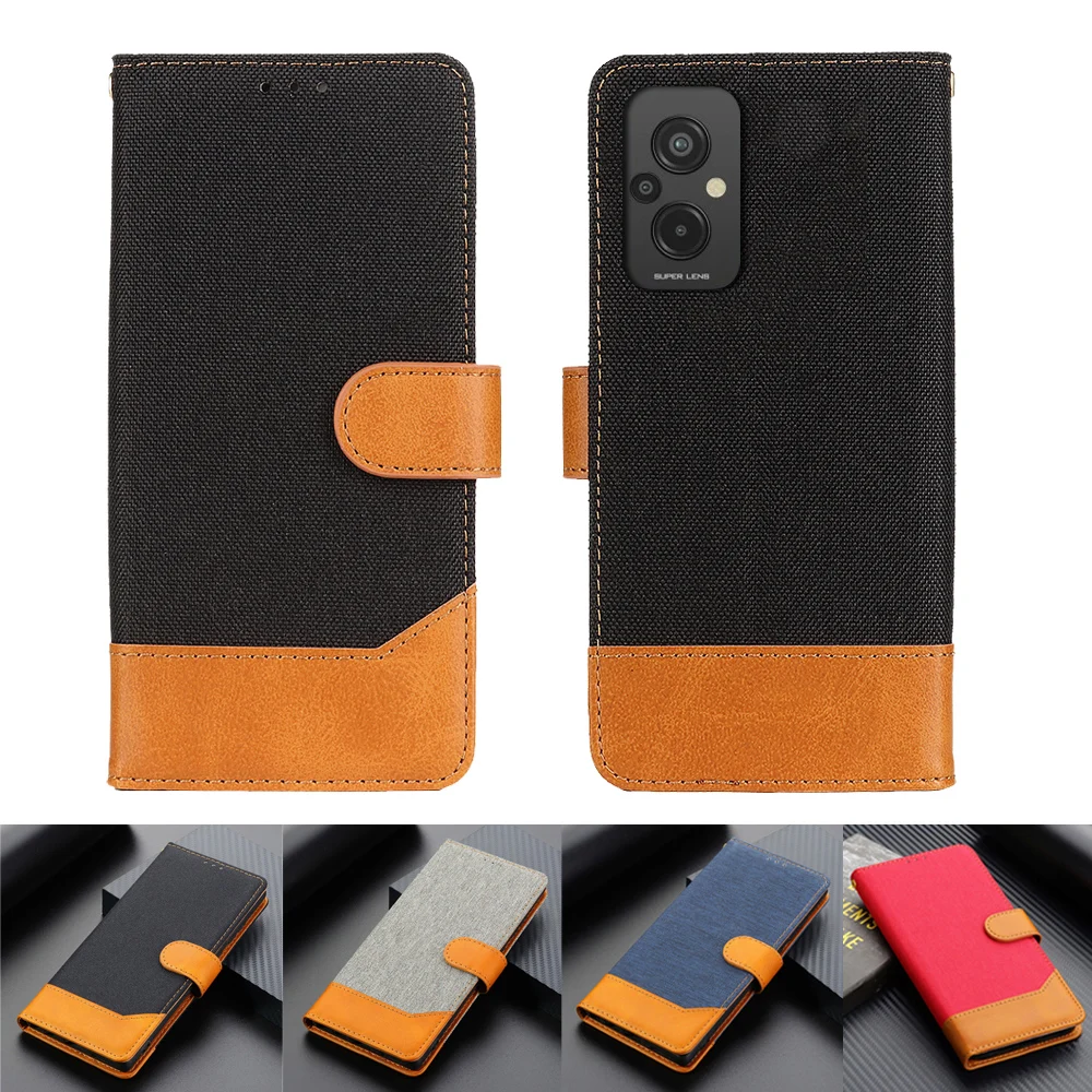 For Redmi 11 Prime 4G Side Buckle Lychee Pattern Leather Cover Wallet Case Purse For Redmi 11Prime 4G Magnetic Phone Cover