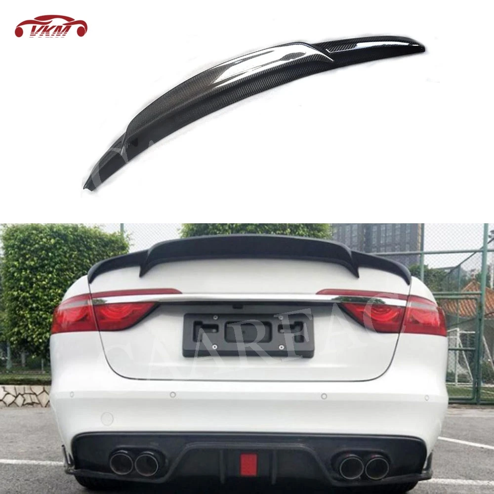 

Carbon Fiber Rear Spoiler Trunk Wings for Jaguar XF XFL 2016-2020 FRP Boot Trim Spoiler Body Kits Accessories