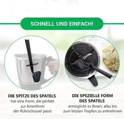 Łopatka skrobak do ciasta części zamienne nadaje się do Vorwerk Thermomix TM5 TM6 TM31 robot kuchenny łopatka mieszanie gramofonu