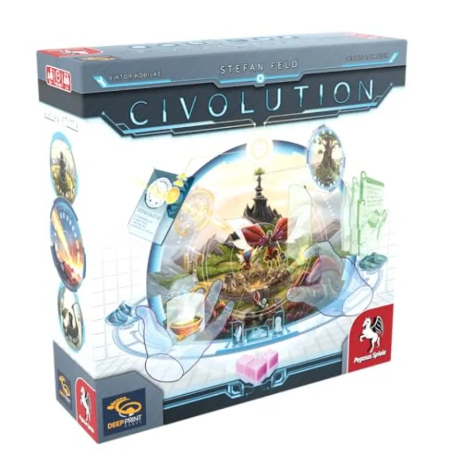 

Настольная игра Civolution Стратегическая игра с деревянными компонентами цвета земли для семейных развлечений и образовательных игр