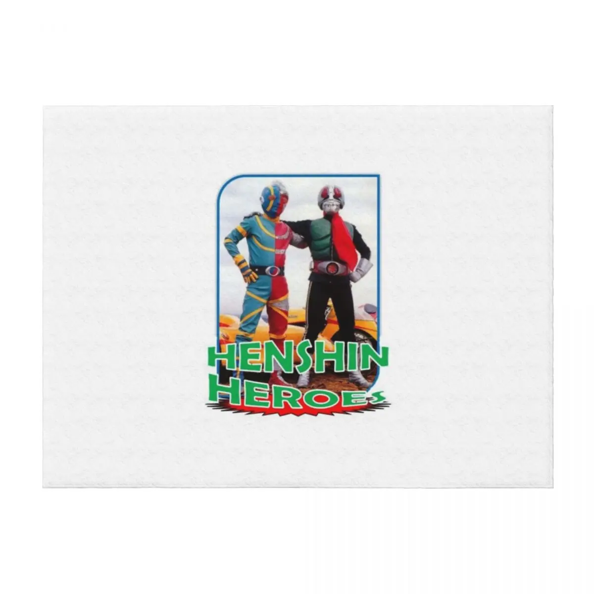 

HENSHIN HEROES Throw Blanket Picnic Shaggy Decoratives Bed Fashionable Blankets