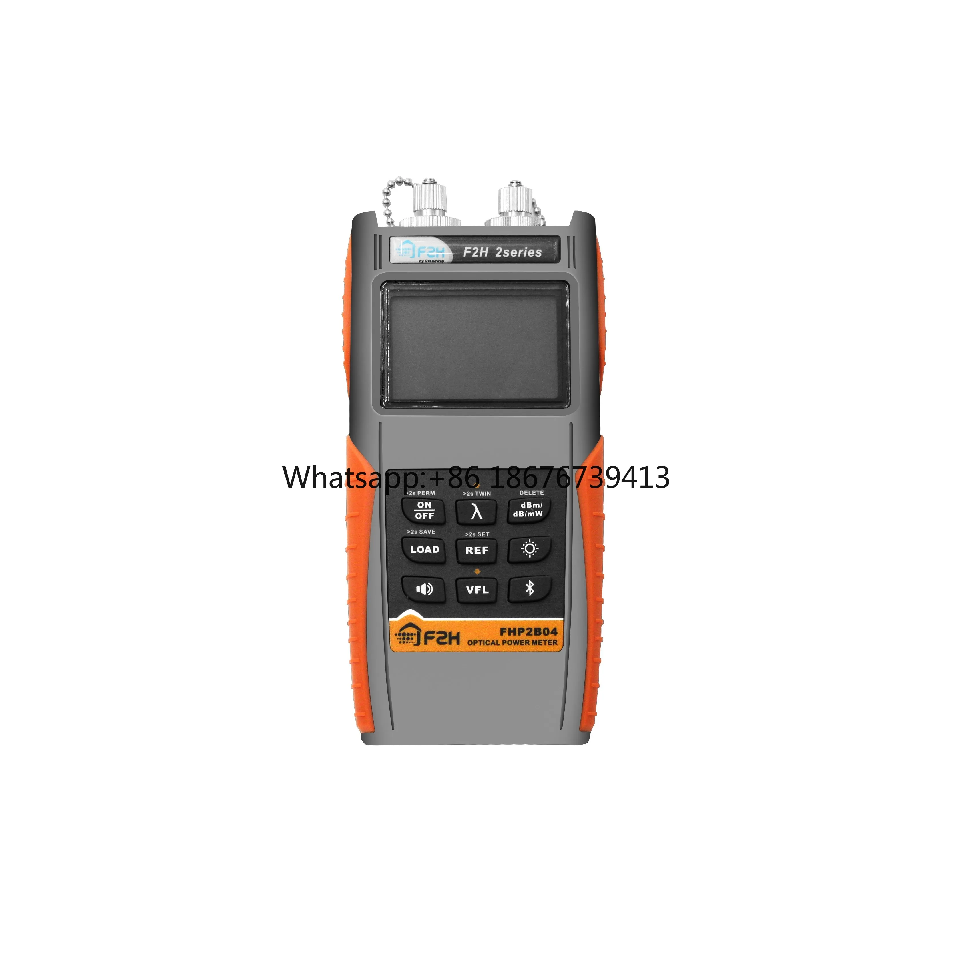 Original High Quality Chargeable Digital Optical Power Meter Grandway FHP2B04 Light Source in ONE Fiber Optical Loss Tester