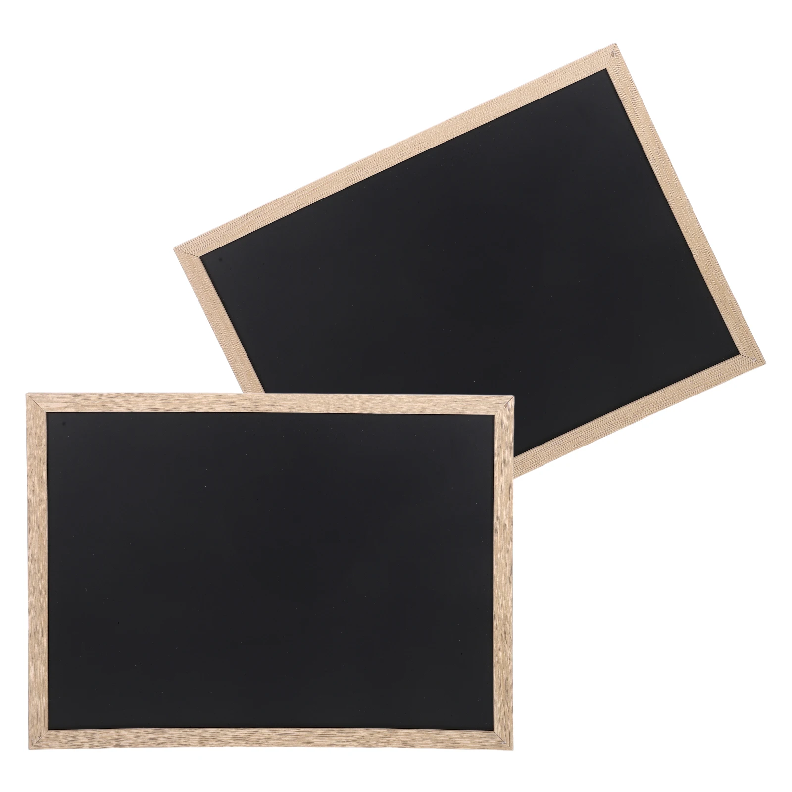 2 قطعة علامة السبورة الخشبية 40x30 سنتيمتر/15.7x11.8 "مستطيل لوحة رسائل الطاولة لبوفيه مطعم مقهى حفلة العرض #2