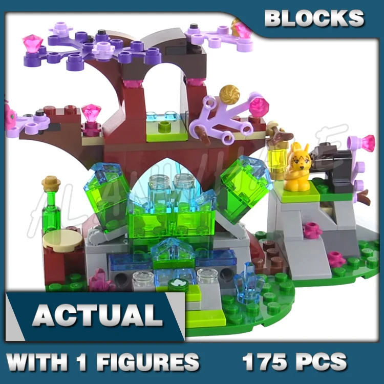 

175 шт., эльфы, фарран и кристалл, полая земля, эльф, лесной абажур, 10548, строительные блоки, игрушки, совместимые с моделью